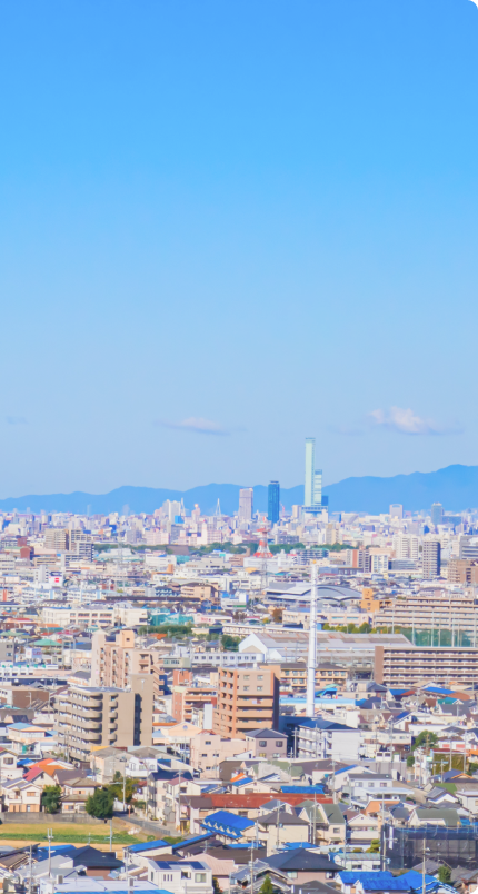 大阪の街並み